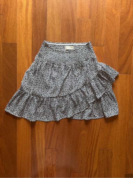 Altar'd State Dresses & Skirts - Altar’d State Tiered Ruffle Mini Skirt - Black & White